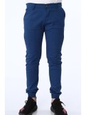 Boys\' trousers with elastic bands, dark blue NDZ105 - Online store - Boutique